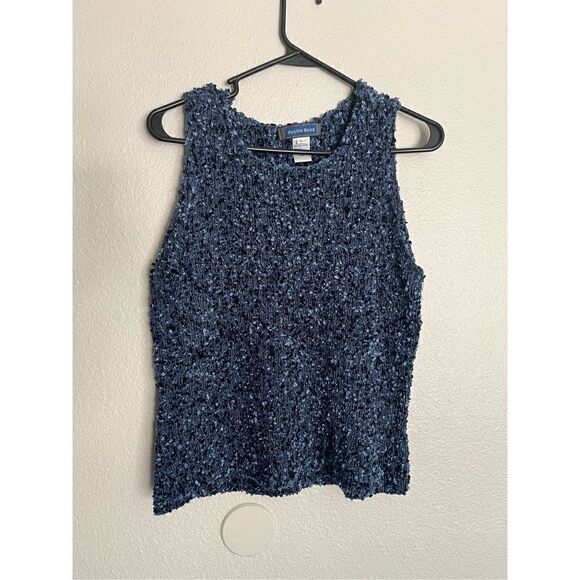 Blue Austin Reed Silk Tank Top - Picture 1 of 4